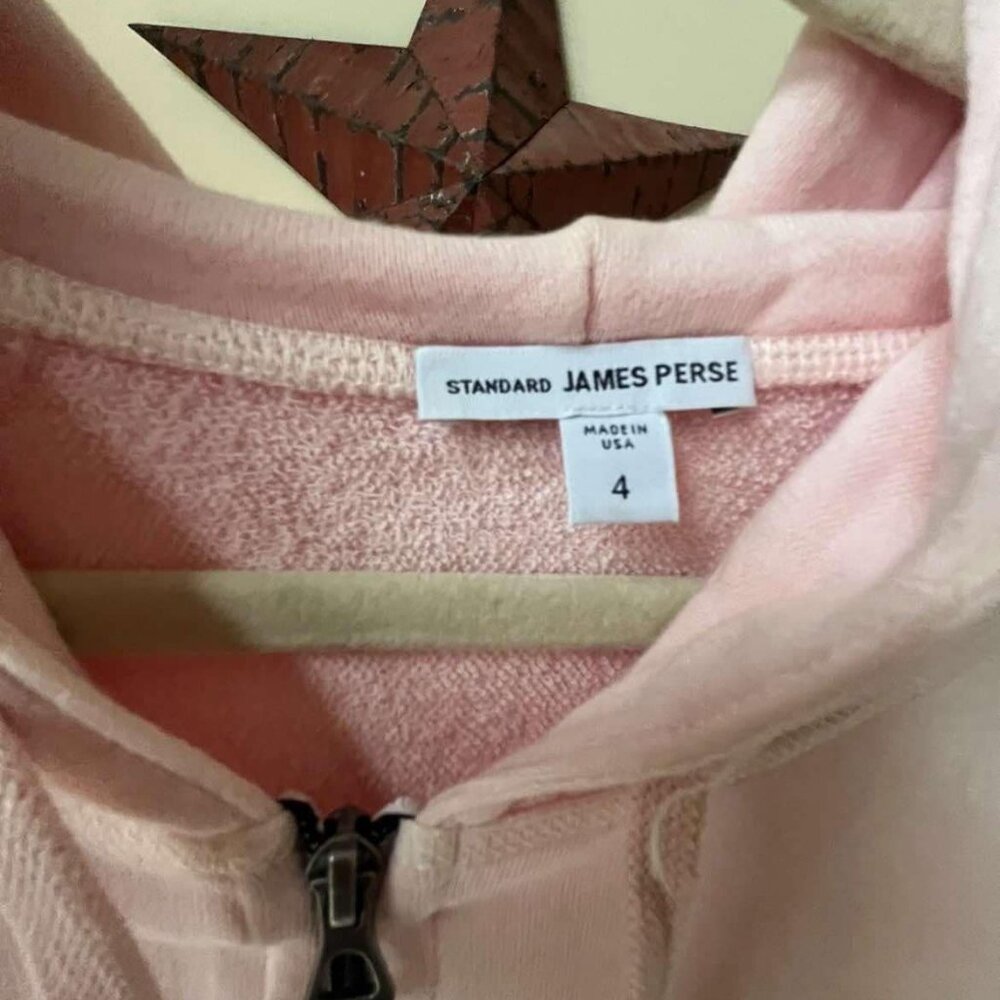 James Perse zip up hoody